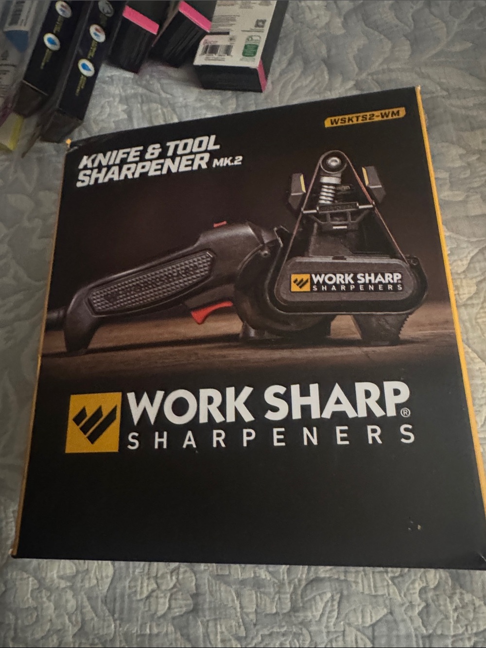WEN Knife & Tool Sharpener MK.2 - Black with Yellow Accents
